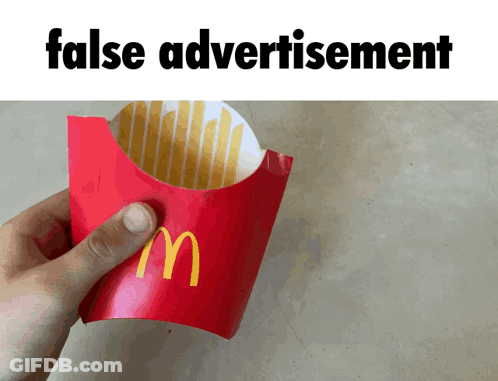 Person Holding Red McDonald's Fries Container GIF