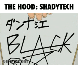 A Person Is Holding A White Board That Says Black On It GIF