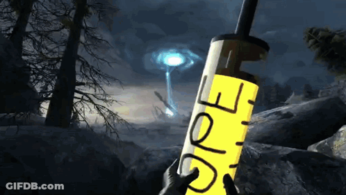 A Person Is Holding A Yellow Object That Says Off GIF