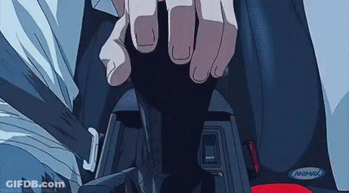A Person Is Putting A Seat Belt On A Car . GIF
