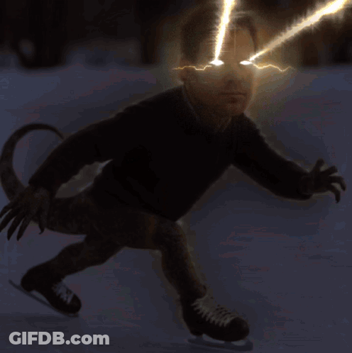 A Person Is Taking A Picture Of A Person In Flames GIF
