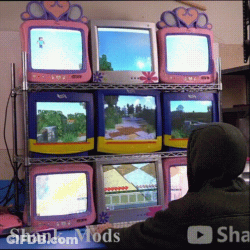 A Person Playing A Video Game With The Words Shank Mods On The Bottom Left GIF