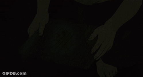 A Person Reaching Into A Pot Of Fireflies GIF