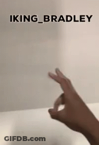 A Person 'S Hand Is Making An Ok Sign With Their Finger . GIF