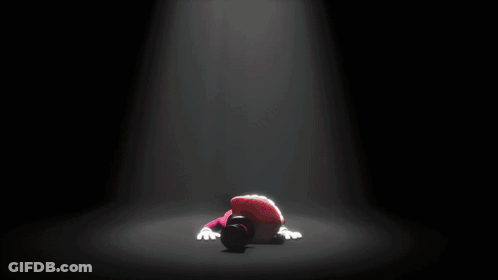 A Person 'S Hand Is Reaching Out Towards A Light That Is Shining On Them GIF