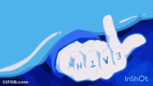 A Person 'S Hand With The Word Earth Written On It GIF