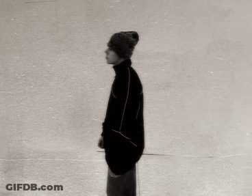 A Person Wearing A Beanie And A Black Jacket GIF