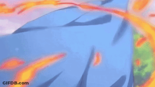 A Person Wearing A Blue Top Hat Is Standing In Front Of A Pile Of Playing Cards GIF