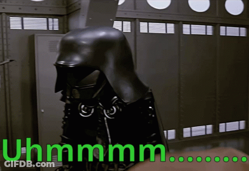A Person Wearing A Helmet With The Words Uhmmmm Written Below It GIF