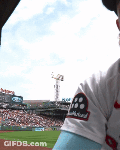 A Person Wearing A Jersey That Says Sam Mutual On It GIF