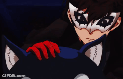 Person Wearing Mask Holding Cat GIF