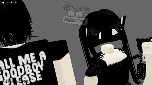 A Person Wearing A Shirt That Says All Me A Good Boy Please GIF