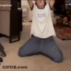 A Person Wearing A White Tank Top That Says ' Snoopy ' On It GIF