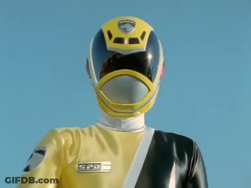 A Person Wearing A Yellow Jacket With The Number 4 On It GIF