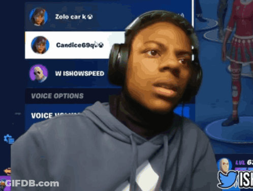 A Person Wearing Headphones With The Name Zolo Cark On The Top GIF