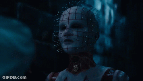 A Person With A Grid On Their Head And The Words What Is It You Pray For GIF