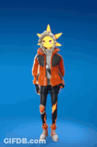 A Person With A Sun On Their Head GIF