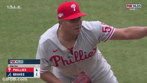 A Phillies Baseball Player Is On Fox Nlds GIF