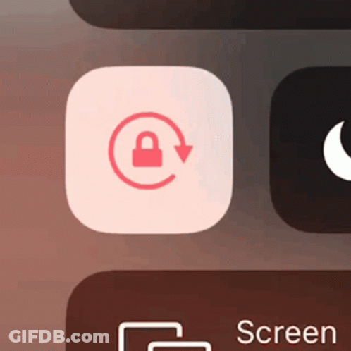 A Phone Screen Shows A Lock Icon And A Screen Icon Below It GIF
