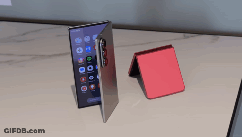 A Phone That Has A Few Apps On It Including Spotify GIF