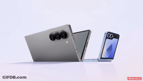 A Phone With The Word Thinki Jules On The Bottom Right GIF