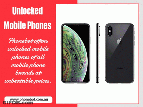 A Phonebot Ad Offers Unlocked Mobile Phones Of All Mobile Phone Brands At Abeatable Prices GIF