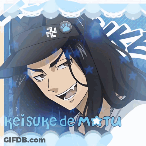 A Picture Of A Anime Character With The Name Keisuke De Matsu GIF