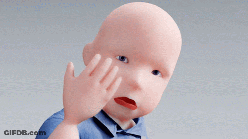 A Picture Of A Baby With The Words " It 'S Free Real Estate " On The Bottom GIF
