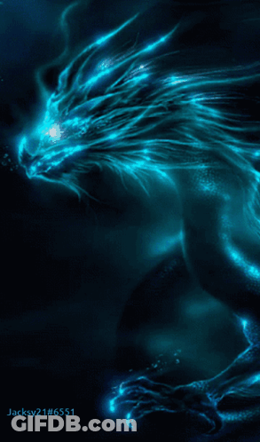 A Picture Of A Blue Dragon With The Numbers Jacksy21 # 6551 GIF