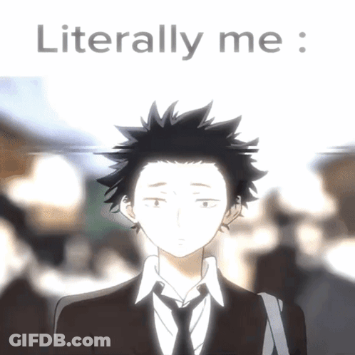 A Picture Of A Boy In A Suit And Tie With The Words Literally Me Above Him GIF