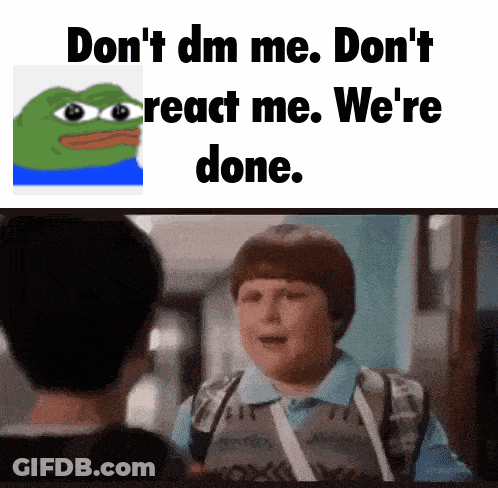 A Picture Of A Boy Next To A Picture Of Pepe The Frog GIF
