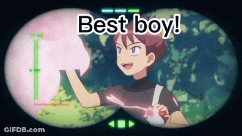 A Picture Of A Boy With The Words Best Boy Written On It GIF