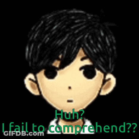 A Picture Of A Boy With The Words Huh ? I Fail To Comprehend ? GIF