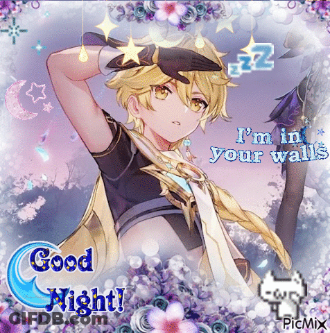 A Picture Of A Boy With The Words I 'M In Your Walls GIF