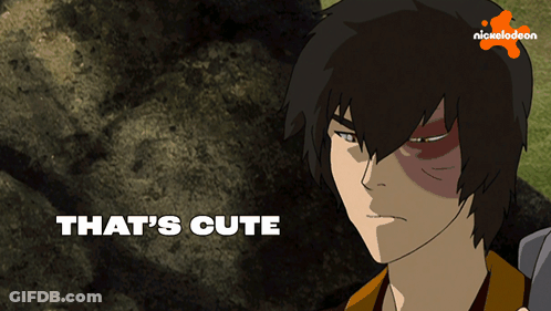 A Picture Of A Boy With The Words That 'S Cute GIF