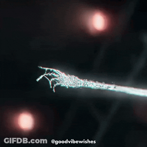 A Picture Of A Broken Wire With The Words Goodvibewishes Below It GIF