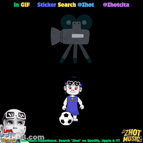 A Picture Of A Camera With The Words In GIF Sticker Search @Zhot @Zhotcita GIF