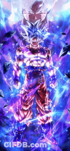 A Picture Of A Cartoon Character Called Goku GIF
