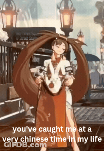 A Picture Of A Cartoon Character With The Caption You 'Ve Caught Me At A Very Chinese Time In My Life On It GIF