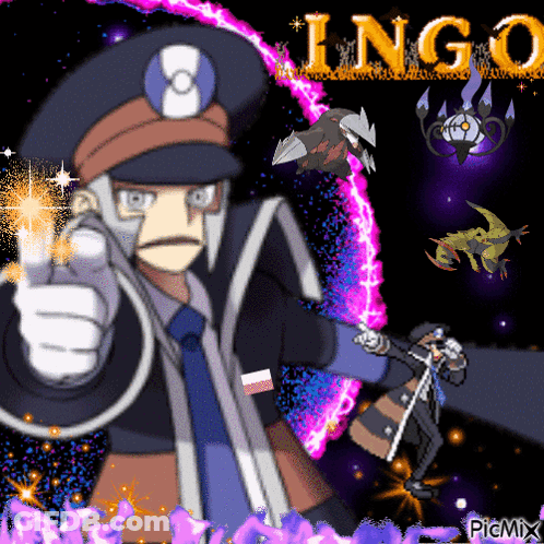 A Picture Of A Cartoon Character With The Name Ingo On The Bottom GIF