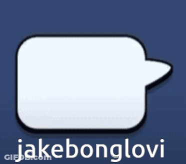 A Picture Of A Cartoon Character With The Name Jakebonglovi On It GIF