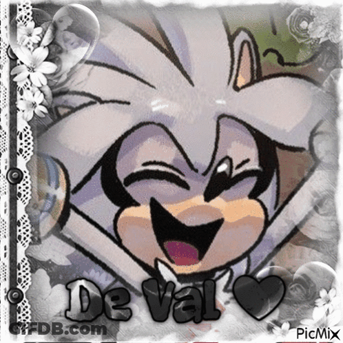 A Picture Of A Cartoon Character With The Words De Val Written Below It GIF