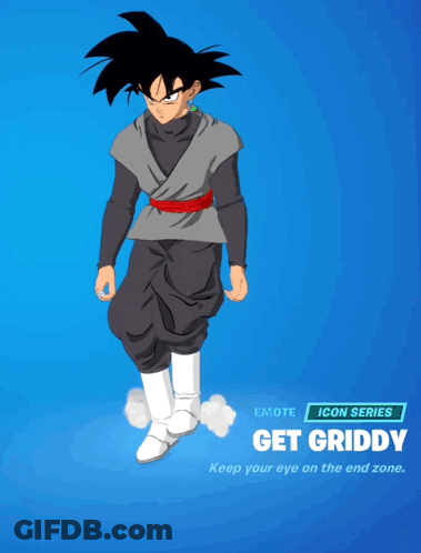 A Picture Of A Cartoon Character With The Words Get Griddy On The Bottom GIF