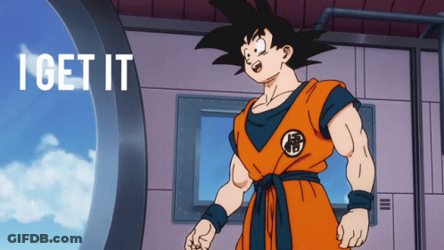 A Picture Of A Cartoon Character With The Words I Get It Above Him GIF