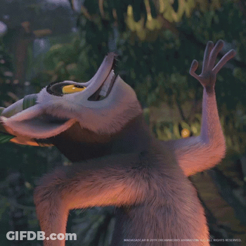 A Picture Of A Cartoon Character With The Words " I Like " Below It GIF