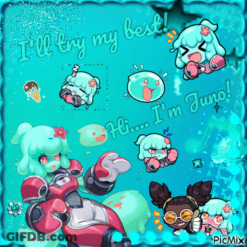 A Picture Of A Cartoon Character With The Words " I 'Ll Try My Best " GIF