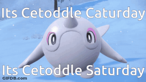 A Picture Of A Cartoon Character With The Words " Its Cetoodle Saturday Its Cetoodle Saturday " GIF