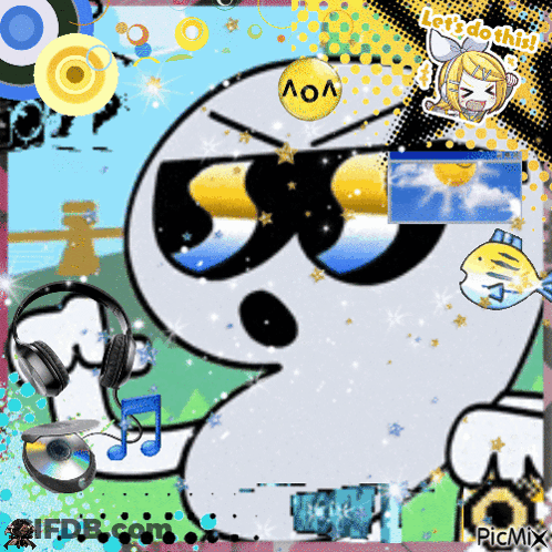 A Picture Of A Cartoon Character With The Words Let 'S Do This Written On It GIF