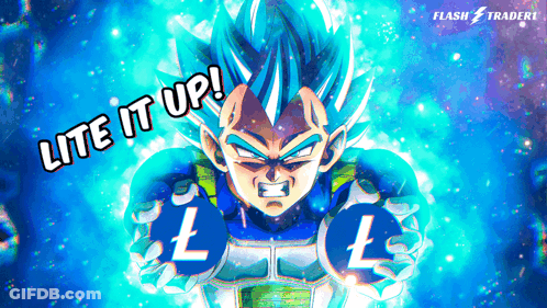 A Picture Of A Cartoon Character With The Words Lite It Up On The Bottom GIF