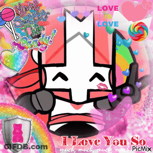 A Picture Of A Cartoon Character With The Words Love Is Love On It GIF